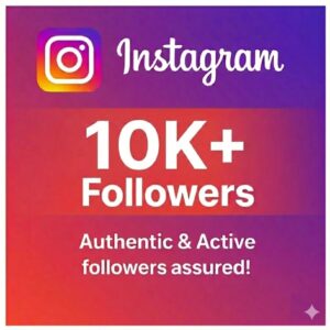 10000 (10k) Instagram Followers | Grow Your Instagram engagement Fast | Safe & No Password Required