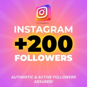 200 Instagram Followers | Grow Your Instagram engagement Fast | Safe & No Password Required