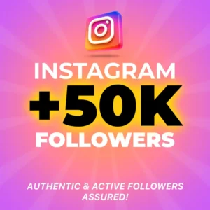50K Instagram Followers | Grow Your Instagram engagement Fast | Safe & No Password Required